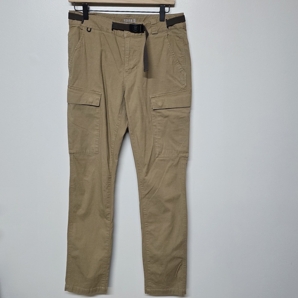 Roark Artifacts Of Adventure Campover Cargo Pants Mens 30 Khaki Belted Gotpcore
